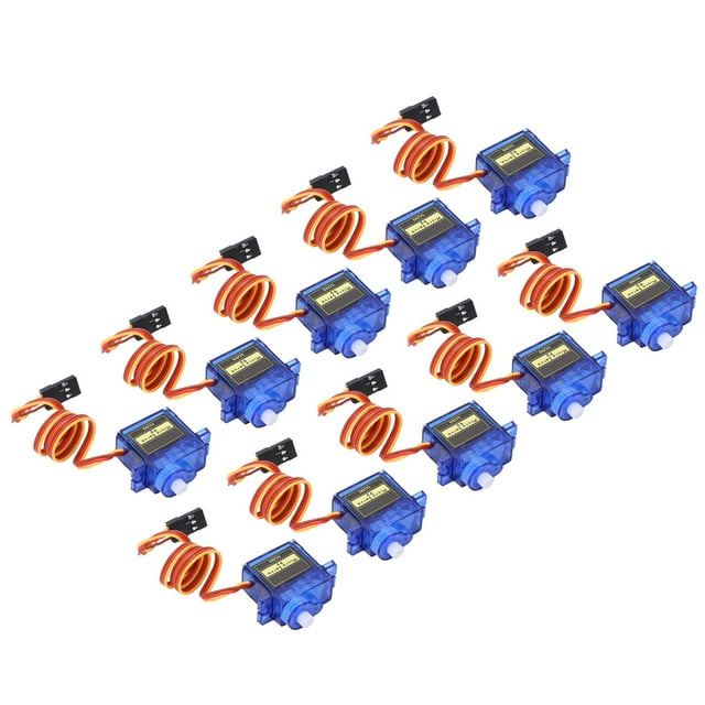 Servo Motor Torsion Micro Servo Diy Servo Module Micro Servo Motor Airplane Model Servo 10Pcs Servo Motor Fixed Wing Airplane Model Remote Control DIY Server Driver Module SG90