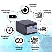 BP Replacement Battery for Sony NP-FH100, FH60, FH70, NP-FH90, TRV, DCR-DVD405 407E 408 410E 450 602E 650E DCR-HC96 DCR-SR85 HDR-HC9 HDR-UX20 HDR-SR12 DCR-SR65E XR500E