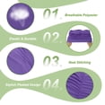 thumbnail image 3 of Uxcell Fabric Swim Cap Polyester Swimming Hat Elastic Swimming Cap for Women Men Adult Long Hair Purple, 3 of 6