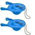 thumbnail image 1 of Gerber Toilet Flapper Replacement, 2 Pack 3 inch for Gerber 99-788 with 2 Toilet Handle Chains Ullnosoo Rubber Water Saving, Easy to Install, 1 of 7