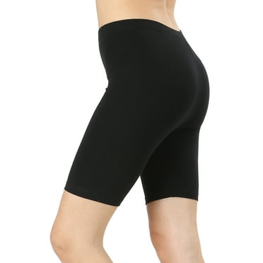 TheLovely Women's Soft Cotton Stretch Knee Length Leggings Fitness Sport Biker Shorts