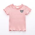 thumbnail image 2 of Shadoumai Kids Shirts Girls 10-12 Letter Graphic Printed Crew Neck Shirt Short Sleeve T-Shirt Comfortable Tee Tops T-Shirt Boys & Girls Shirts, 2 of 4