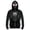 Black, variant on Full Face Masked Zip Hoodie, Spider Web Printed Hooded Sweatshirt Cosplay Costume Jacket for Boys Girls