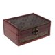 thumbnail image 1 of Caja de almacenamiento de joyas de madera y metal decorativa vintage hecha a mano UNA, 1 of 9