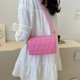 thumbnail image 2 of Bolsos de hombro de cuero de PU con solapa para mujer Bolso bandolera de embrague elegante simple (rosa) Ndcxsfigh Para Estrenar, 2 of 2