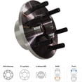 thumbnail image 2 of Wheel Hub Compatible For 1997-2004 Dodge Dakota 1999-2003 Durango 8Cyl 6Cyl 4Cyl 5.2L 3.9L 2.5L 3.7L 4.7L 5.9L Front, Left Driver or Right Passenger Bearing included, 2 of 5
