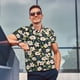 thumbnail image 4 of Balery Flowers Camisa Polo de Hombre con Estampado, de Manga Corta y Tejido Medio, Camisa Tipo Golf Polo-XX-Large, 4 of 6