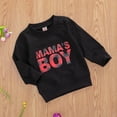 thumbnail image 4 of Seyurigaoka Boys Long Sleeve Sweatshirts Round Neck Letter Pullover Casual Tops, 4 of 9
