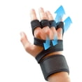 thumbnail image 2 of Guantes antideslizantes ShuxiuWang de gimnasio con diseño de mano abierta Muñequera protectora, 2 of 3