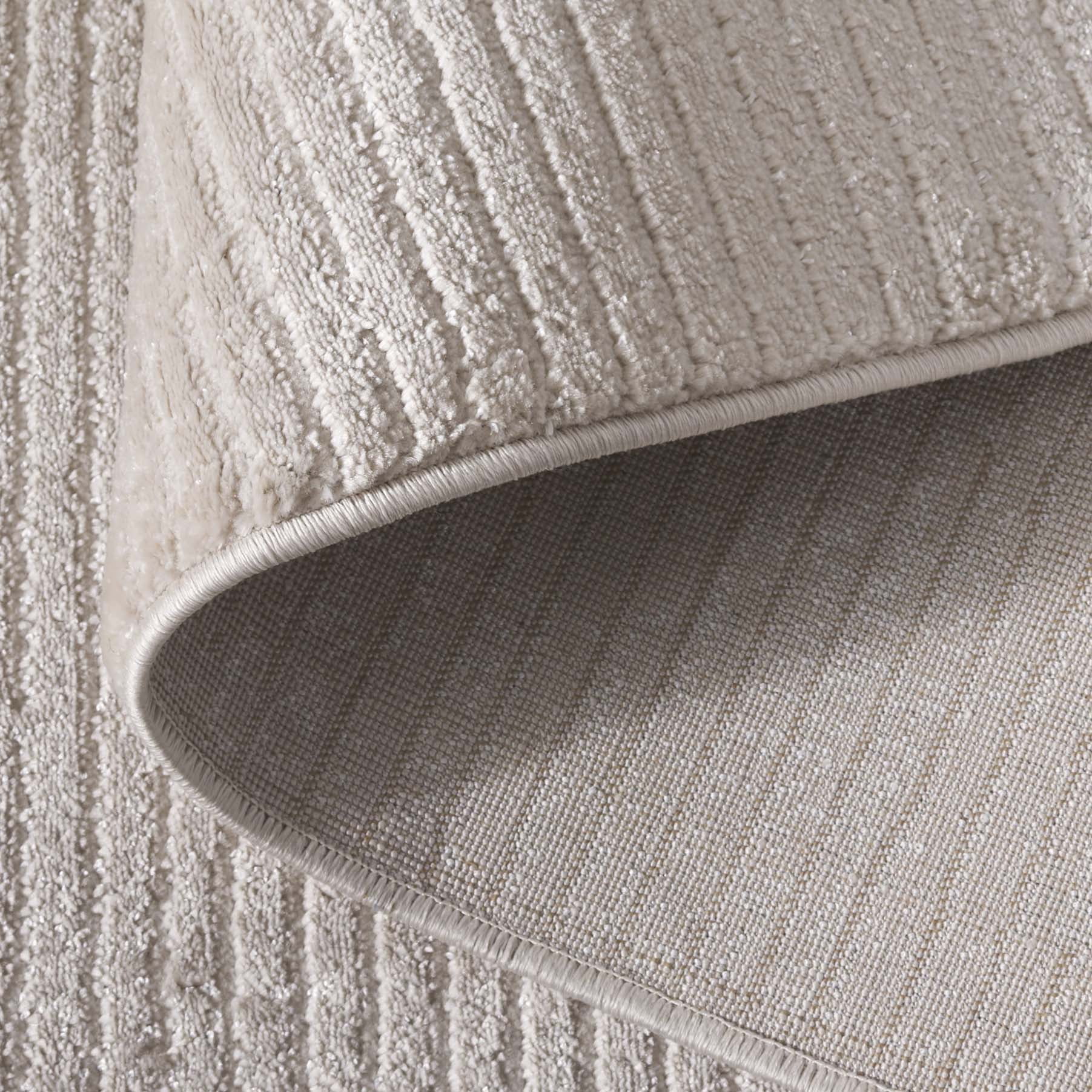 SAFAVIEH Whisper Zoe Solid Area Rug, Beige/Ivory, 8' x 10'