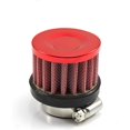thumbnail image 1 of LAICAIW Mini Car Air Intake Filter 25mm / 1" Inlet Diameter, Universal Clamp-On Air Filter (Red), 1 of 5