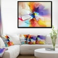 thumbnail image 4 of Designart Creative Flower in Multiple Colors FLOAT FRAME WALL ART, 4 of 4