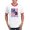 Red/White, variant on - American Flag Welder Design Welding Image T Shirt - 100% Cotton Ringed T-Shirt