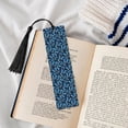 thumbnail image 4 of Kdxio Blue Butterfly Print Metal Tassel Bookmarks,Perfect Gift for Art Lovers and Bookworms Metal Bookmarks for Women, 4 of 8