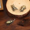 thumbnail image 3 of 3 Pcs Metal Statues Desktop Miniature Beetle Statue Fake Beetle Figurine Office Ornaments Home Decors, 3 of 3