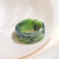 thumbnail image 2 of Arco Iris Azul Colorido Chica Mujeres Anillo Nubes Anillos Bandas Anillo Chunky Estilo Anillos de acrílico, 2 of 6