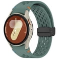 thumbnail image 2 of BotaniNest 22MM FE Silicone Sports Watch Band With Fold Over Clasp Breathable Hole Design, 2 of 5