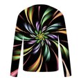 thumbnail image 5 of Lilgiuy Men Casual Round Neck Short Sleeve Pullover Line 3D Printed T-Shirt Blouse for Vacation Festival Holiday, 5 of 5