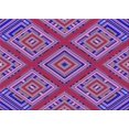 thumbnail image 1 of Ahgly Company Tapis d'Intérieur Lavables en Machine, Rectangle Transitionnel, Violet Foncé, 6' x 9', 1 of 7
