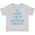 thumbnail image 3 of Inktastic Keep Calm Go to the Beach Boys or Girls Toddler T-Shirt, 3 of 5