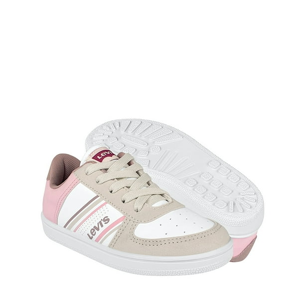 TENIS LEVI´S NIÑA 0409601224 SIMIPIEL BLANCO/BEIGE 17-21