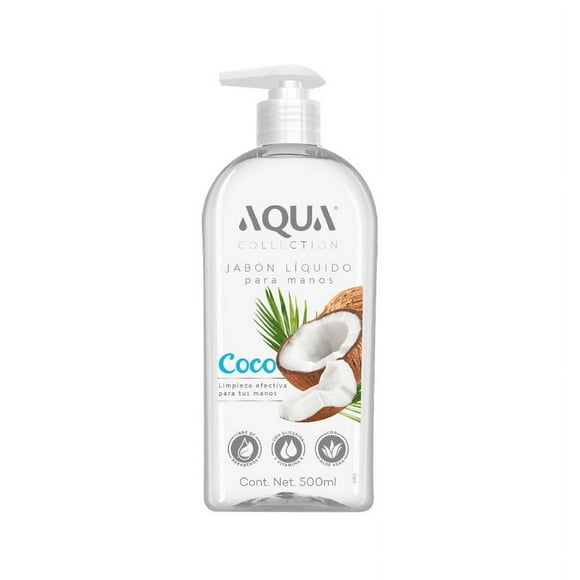 Jabón Líquido Aqua Collection aroma Coco 500ml