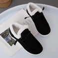 thumbnail image 5 of Women's Winter Warm Wendy Shoes,Comfort Cotton Lined Ankle Lightweight Non-slip Moccasins Canvas Flat Snow Boots, 5 of 8