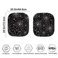 thumbnail image 3 of KUIFORTI Spider Web Windshield Sunshade for Car SUV Truck Foldable Uv Ray Reflector Front Window Sun Shade Visor Shield Cover, Cobweb Black, 3 of 5