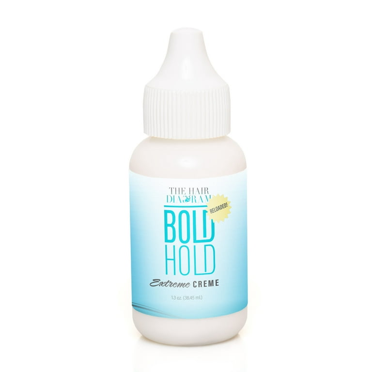 The Hair Diagram Bold Hold Active Lace Wig Glue/Adhesive, Large Bottle, 5 oz., White