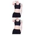 thumbnail image 3 of Camiseta Sin mangas Sonducket Chaleco Pecho Binder Trans Adelgazante Ropa interior elástica Negro L 2piezas, 3 of 6