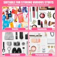 thumbnail image 4 of Set de bolsas de maquillaje cosmético BuyCard Stuff Bag, 2 unidades, para mujer, 4 of 6