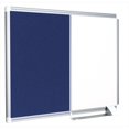 thumbnail image 1 of 24 x 36 in. New Generation Magnetic Combo Board, Gold Ultra & Felt Blue, 1 of 1