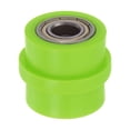 thumbnail image 1 of Unique Bargains 10mm Chain Roller Pulley Tensioner Wheel Guide Convex Type for Bike Sliding Door Green, 1 of 6