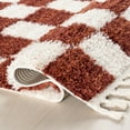 thumbnail image 5 of nuLOOM Carlisha Contemporary Checkered Area Rug, 10' x 14', Red, 5 of 9