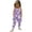Purple, variant on Girls Easter Jumpsuit Kids Bunny Romper Kids Girl Harem Outfit Purple Spaghetti Strap One Piece Spring Clothes for Easter Egg Hunt Soft,Size 5 T