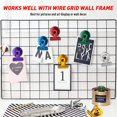 thumbnail image 5 of 12 Pack Magnet Clips Fridge Magnets Strong Magnetic Clips Heavy Duty, Scratch Free Refrigerator Magnets Clips for Whiteboard, Kitchen, Office, School, Classroom (30mm Wide), 5 of 5