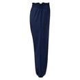 thumbnail image 6 of Kelon Women's Casual Pants, Womens Linen Pants Wide Leg Palazzo Capri Drawstring Casual Lounge Flowy Summer Beach Vacation Crop Trousers with Pockets, S, 6 of 6