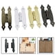 thumbnail image 5 of Paquete de 4 bisagras de gabinete de hierro antiguo de 3,5 pulgadas con bisagra pequeña para puerta de gabinete, 5 of 7