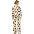 thumbnail image 2 of Xixirimido Dachshunds Paws Beige Print Women 2 Piece Lounge Sets Fall Fashion Outfit Sweatsuits Long Sleeve Sweatshirt & Wide Leg Sweatpants Matching Tracksuit Set, Medium, 2 of 7