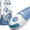 Morandi Blue, variant on Kitchen Mama Auto 2.0 Electric Can Opener: Safe, Smooth Edge, Battery Operated (Navy Blue)