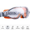 thumbnail image 3 of Yuarrent Gafas a prueba de polvo, antivaho, viento, arena, gris, gafas transpirables para ciclismo, gafas de soldadura, gafas protectoras a prueba de monoculares Naranja Yuarrent OD010663-01, 3 of 6