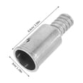 thumbnail image 2 of ETHZZLE 2Pcs Plated Silver Threaded Mop Pole Adapter Aluminum Alloy for Wood Iron Poles, 2 of 6