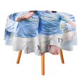 thumbnail image 1 of Kevin De Bruyne Mantel Redondo con Estampado Icónico de Temática, Se Adapta a la Mayoría de Mesas, Fácil de Cuidar, Regalo Perfecto para Aficionados, Amigos y Familia.180cm, 1 of 6