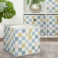 thumbnail image 3 of Mainstays Collapsible Fabric Cube Storage Bins (10.5" x 10.5"), Multi Check, 4 Pack, 3 of 6