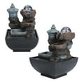thumbnail image 3 of Unique Shape Designed Waterproof Desktop Fountain, LED Desktop Fountain, LED Illuminated For Home Landscape Feng Shui Decoration Office Type 9111 US Plug 110V, 3 of 8