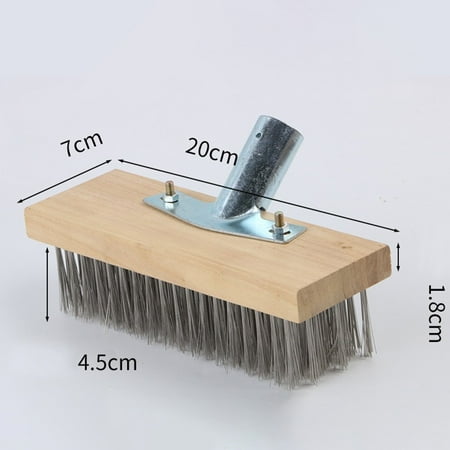 

Industrial Steel Wire Brush for Rust and Moss Removal for Large Scale
