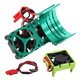 thumbnail image 3 of Ventilador de refrigeración para coche RC 3340, doble ventilador, reparación de componentes para coche RC, fácil de instalar, 540, disipador de , Verde, 3 of 8