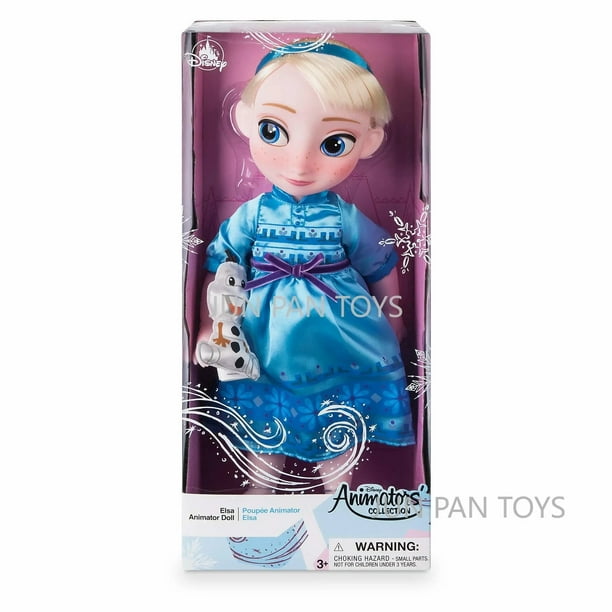 Muñeca original de la colección de princesas Disney Animators, Elsa, 40 cm, Blancanieves, Anna, Bella, Ariel, figura de anime, modelo de muñeca animadora, juguetes