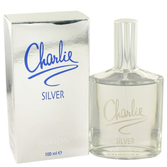 (Lot de 3) Charlie Silver Vaporisateur Eau de Toilette par Revlon 3.4 oz