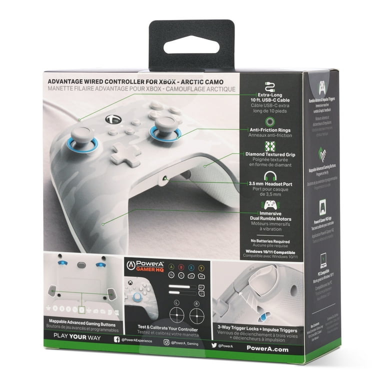 Manette de jeu filaire pour Xbox Series X, Xbox Series S, Xbox One